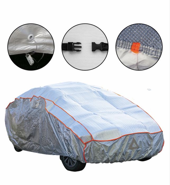 Husa auto antigrindina cu captuseala bumbac - 535x178x119cm - XL