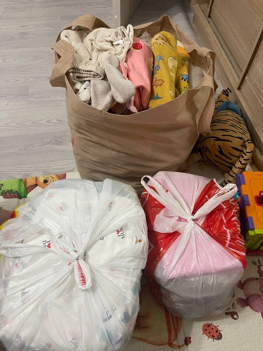 Детские вещи 3 пакета