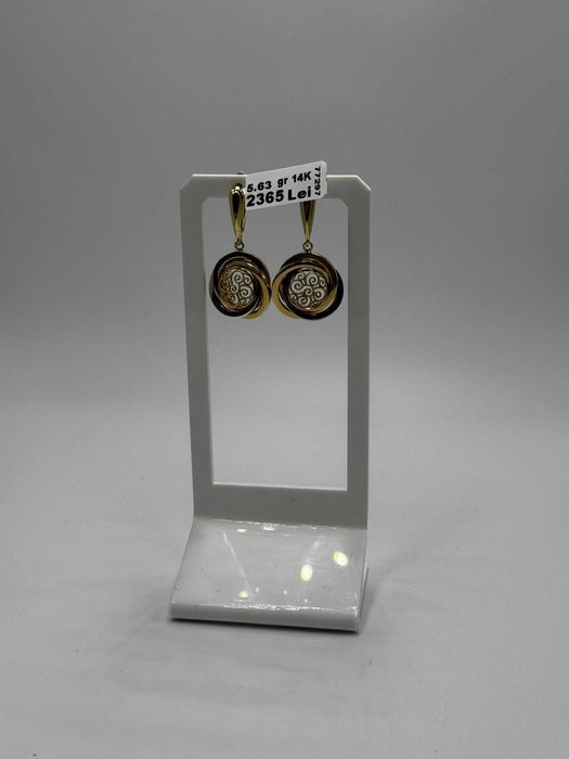 Lucky Gold Amanet VITAN * Cercei Aur 14K * 5.63 Grame * 480 LEI Gramul *