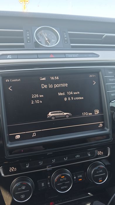 Ecran mib2 passat b8 golf 7 arteon 8inch