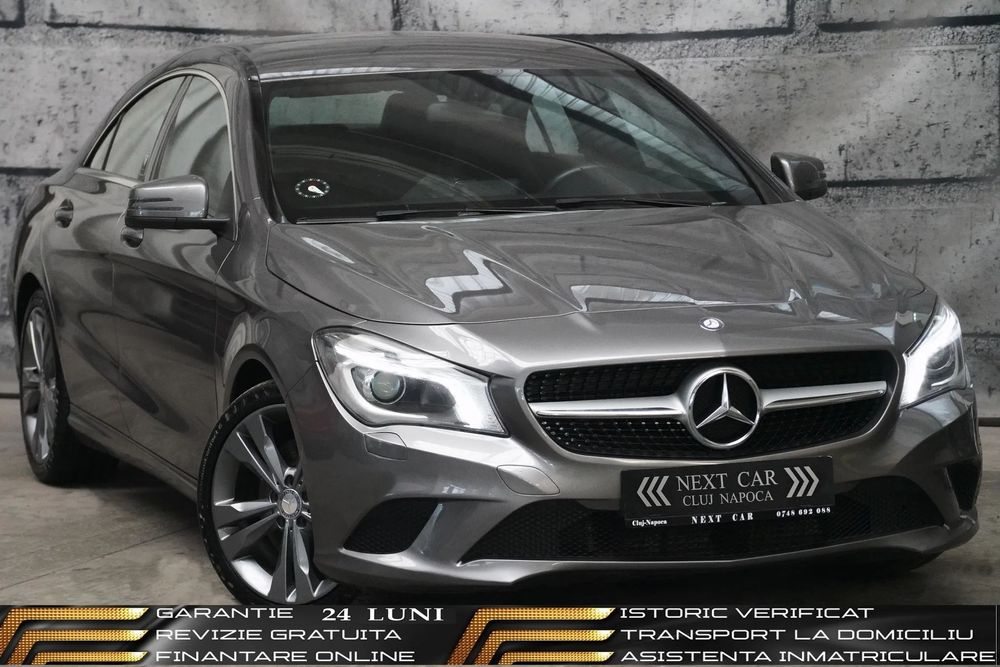 Mercedes-Benz CLA GARANTIE 24 LUNI*RATE*Revizie*Automata*211Cp*Bixenon*Led*Navi*Piele