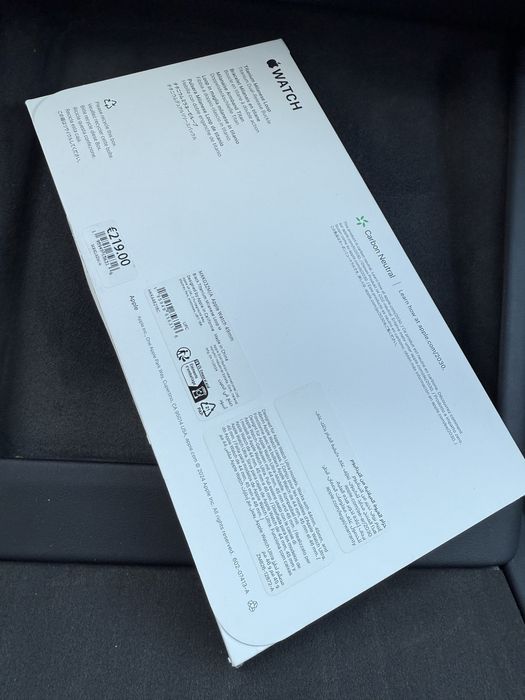 Natural/Black Milanese Titanium Loop Apple Watch Ultra (Bratara/Curea)