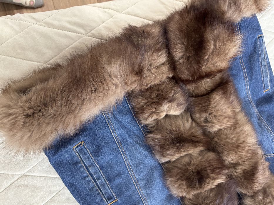 Продам джинсовую парку