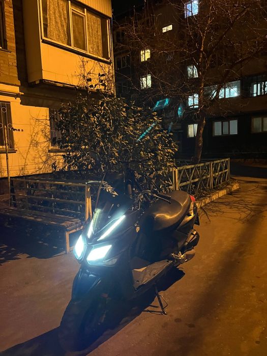 Скутер Самурай на полном ходу