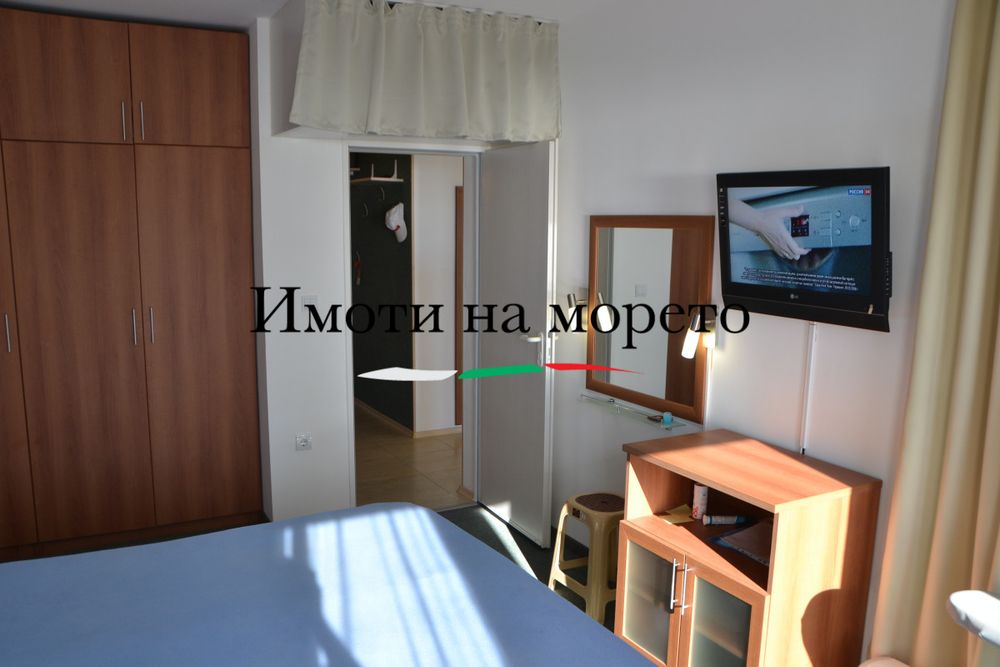 Двустаен с директен изглед море на брега, Ахелой