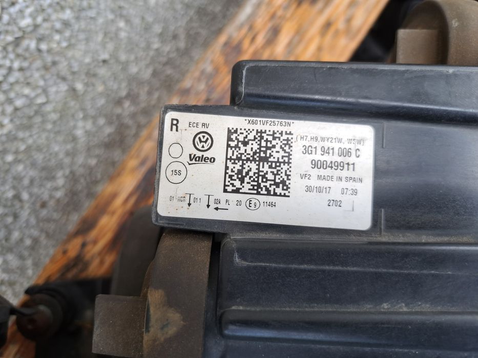 Фарове за фолксваген пасат 2014-2019