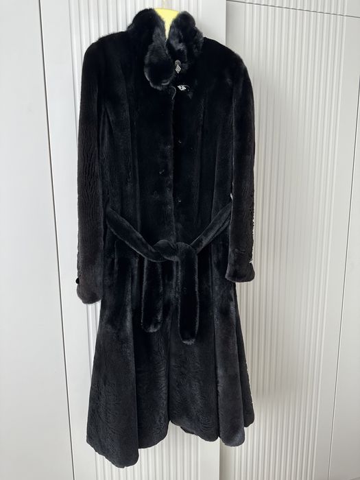 Шуба норковая длинная