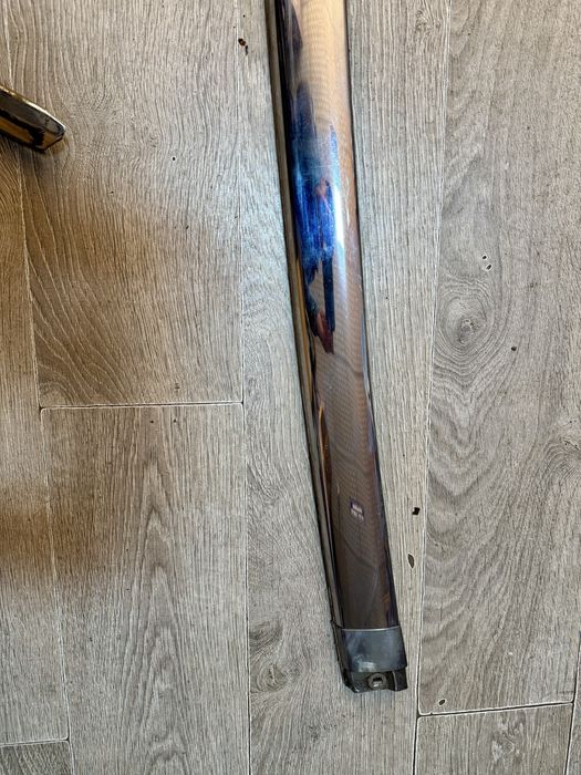 Ornament nichelat bara spate mercedes w126 mijloc si lateral dreapta