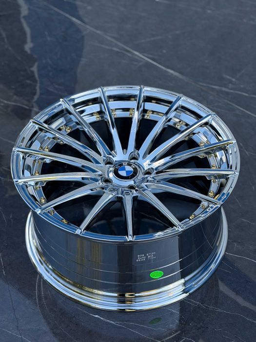 Jante Roti BMW M R20 5x112 Chrome Seria 3 Seria 5 Seria 6 Seria 7 X3 X4 X5 X6 G20 G21 G30 G31 G60 G70 G14 G15 G16 G11 G12 G01 G02 G05 G06 Aliaj Nou