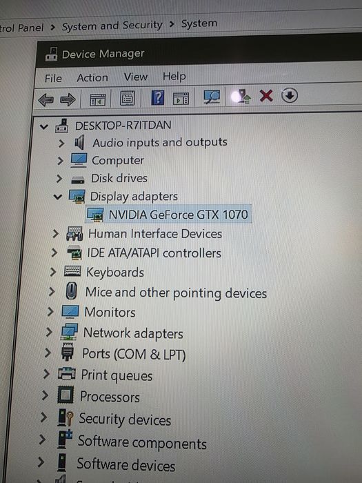 Unitate PC Nvidia 1070