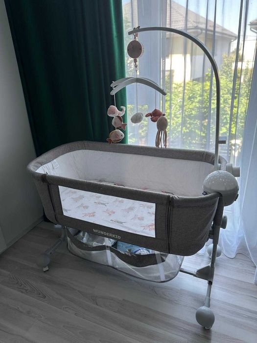 Vând Patut 2in1 co-sleeper Wunderkid - Sweet Dreams, Bej
