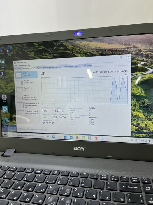 Ноутбук Acer Intel Celeron R295