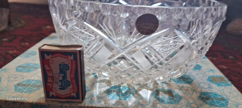 Новая хрусталь Богемия Чехия Оригинал