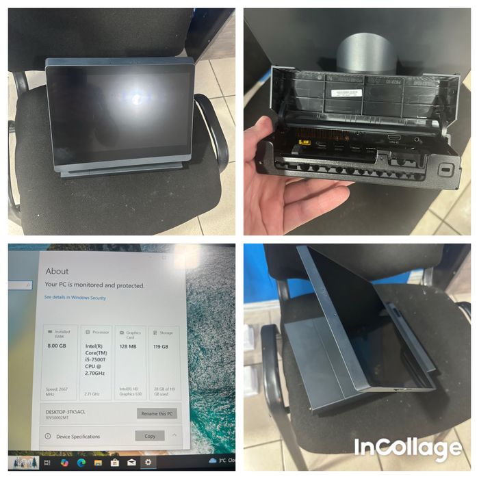 Vand lenovo thinkpad hub 500 i5 7500t 8gb ssd 128gb touchscreen