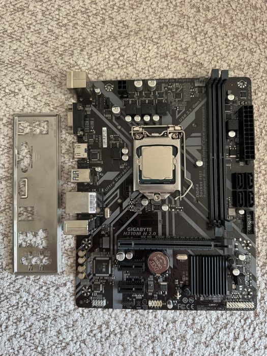Материнская плата GIGABYTE H310M H 2.0 + Intel Pentium G5400
