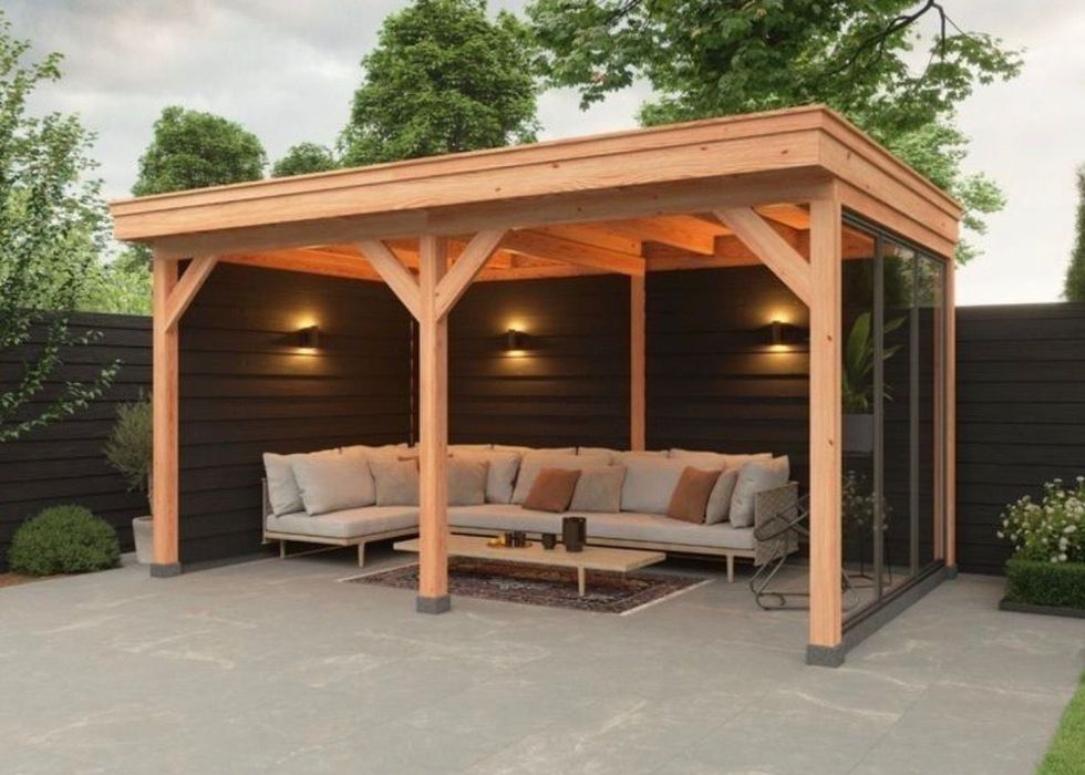 Vand foisoare de gradina pergole terase 5x5