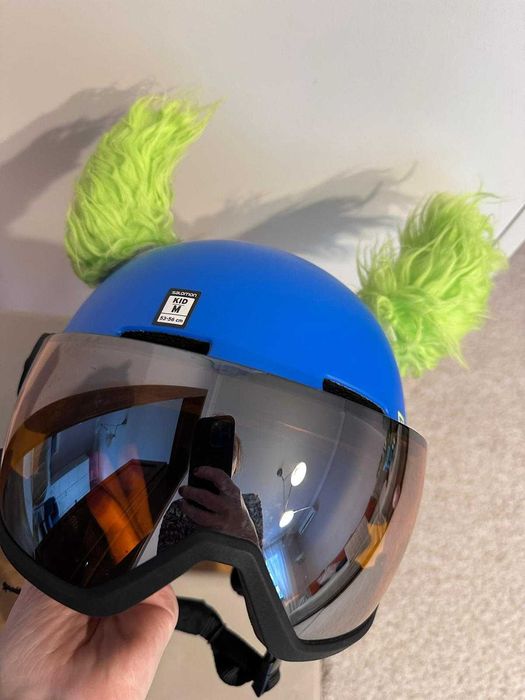 Casca Ski copii salomon groom visor M