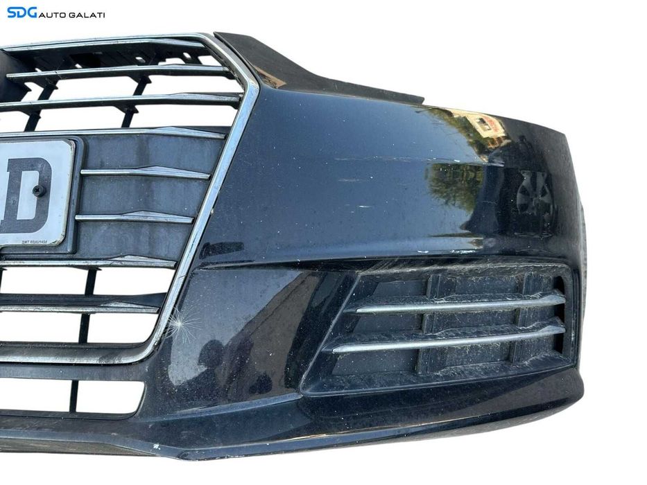 Bara Spoiler Fata Dezechipata FARA Grila Si Emblema Audi A4 B8 B8.5 FL Facelift 2012 - 2015 Culoare LZ9Y [K3502]