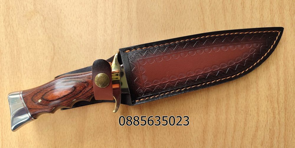 Ловен нож с месингов гард