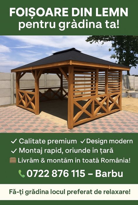 Facem foișoare terase la comanda