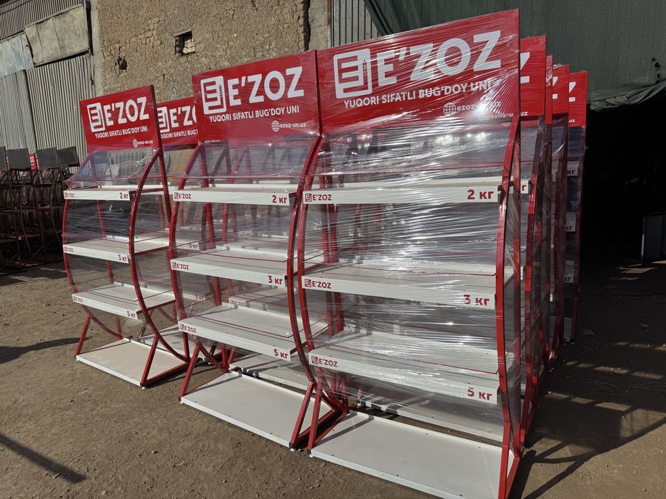 Дуконлар учун стеллаж полка витрина стойка