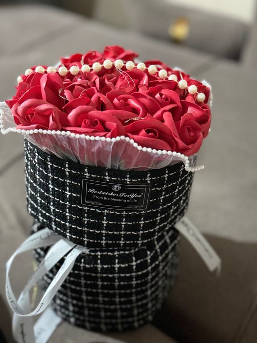 Мыльный букет. 19-21шт