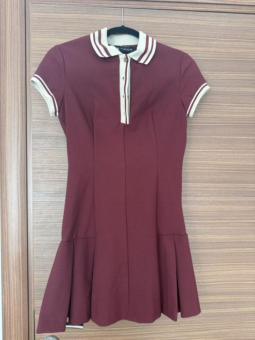 Рокля ZARA, бордо