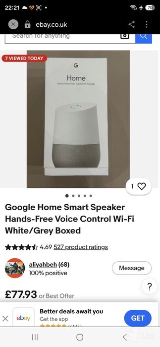 Google home assistant оргинал умный колонка