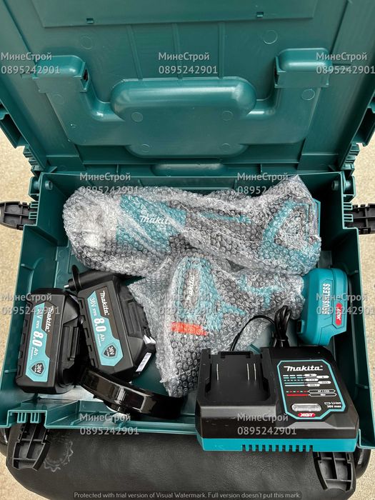 2в1 БЕЗЧЕТКОВ Акумулаторен Ъглошлайф и Винтоверт Makita 36v 8Ah МАКИТА