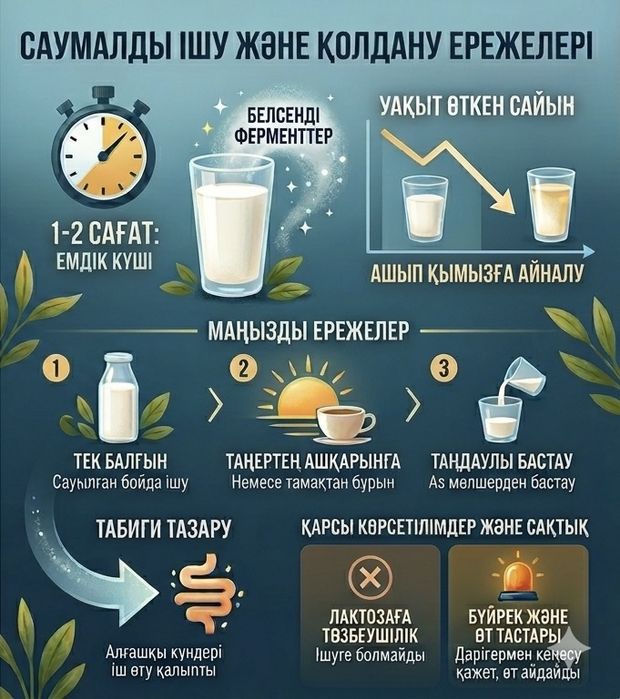 Саумал және қымыз