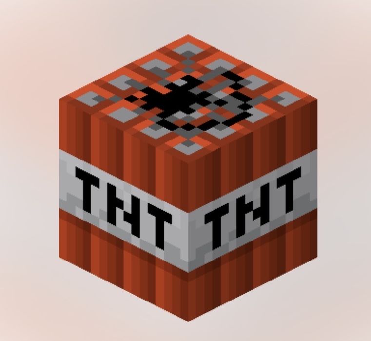 Пинята на TNT от Minecraft