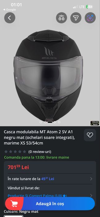 Casca MT Helmets Gecko (ochelari de soare integrati)