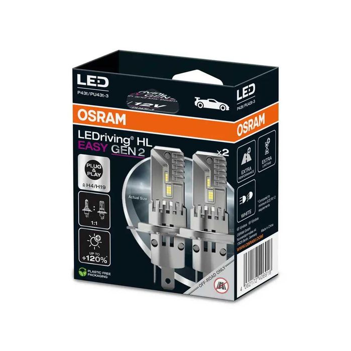 Автомобилни LED крушки Osram H4/H19 LED 22/24W 12V