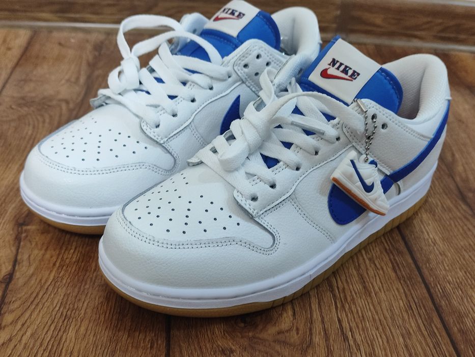 Кроссовки Nike SB Dunk Low white blue