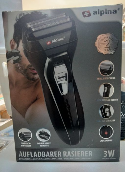 Aparat de ras / shaver electric pentru barbati Alpina cu dublu cap 230