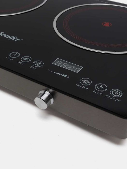 Индукционная плита Sonifer SF-3051 — 2 конфорки, сенсорное управление