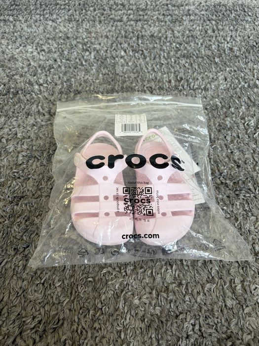 Crocs 20/21  c5 бежов розов