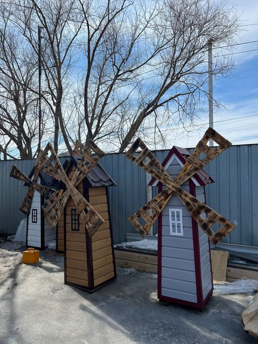 Декоративная мельница для сада