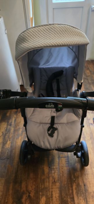 Комбинирана количка CAM- сиво мече