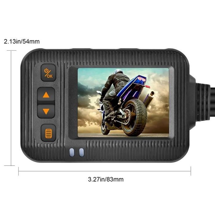 Регистратор для мотоциклов и скутеров, мото видеорегистратор, moto rec