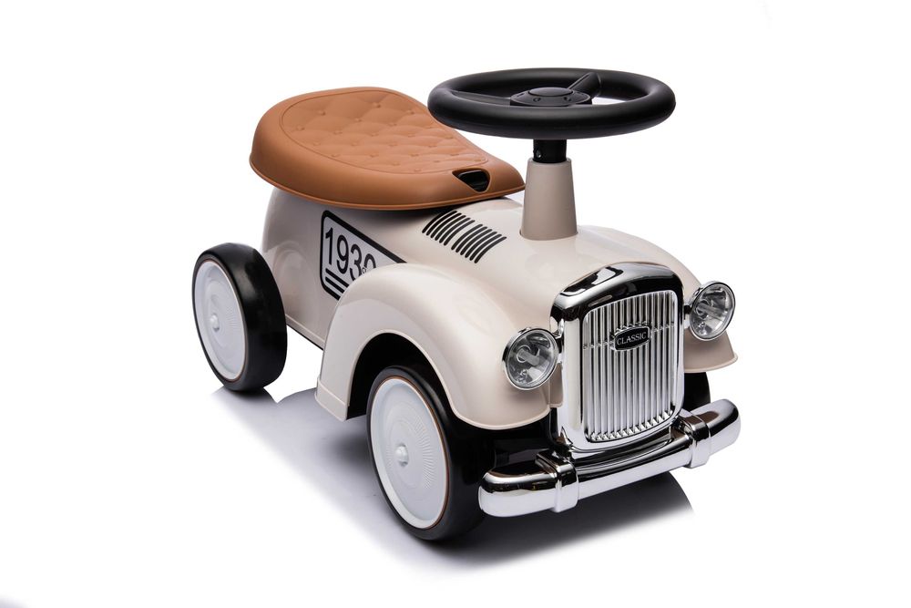 Masinuta premergator Kinderauto BJ665 Baby Car cu roti moi White