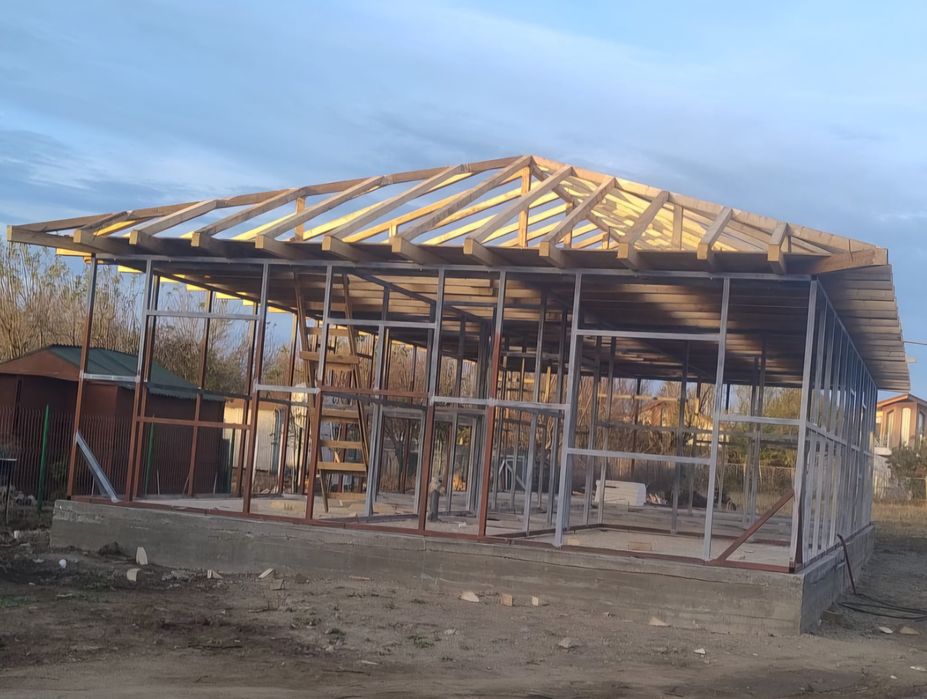 Construim case modulare / Structura metalica