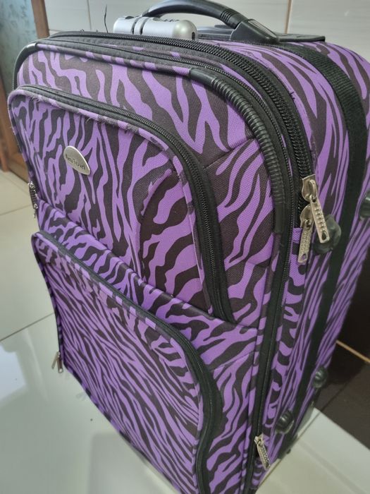 Troler voiaj AeroTravel 65x40x25 material textil rezistent