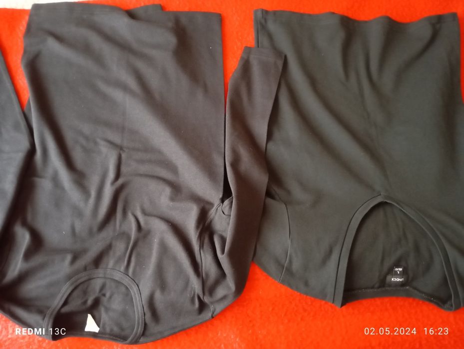 2 bluze negre bumbac noi mar L
