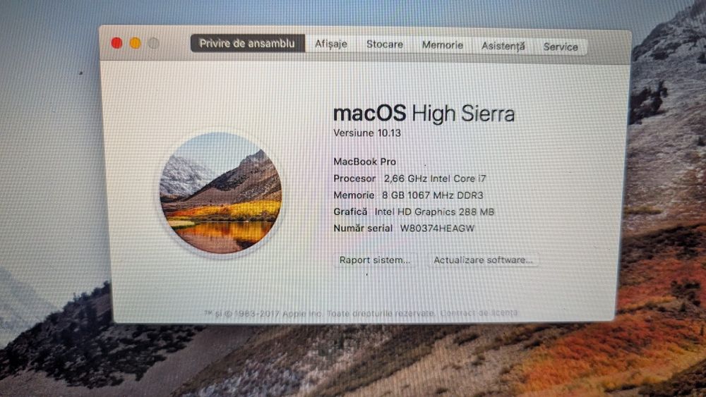 MacBook Pro 2010, 15 inch, i7 620m CITITI DESCRIEREA