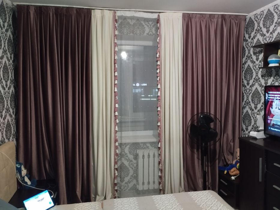 Комплект штор с тюлью