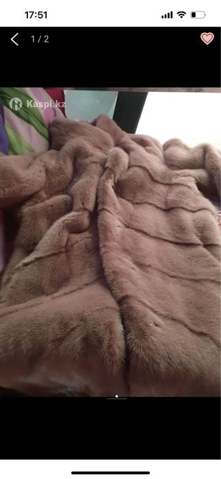 Шуба норковая, стильная