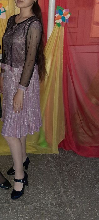 Платье блестящее