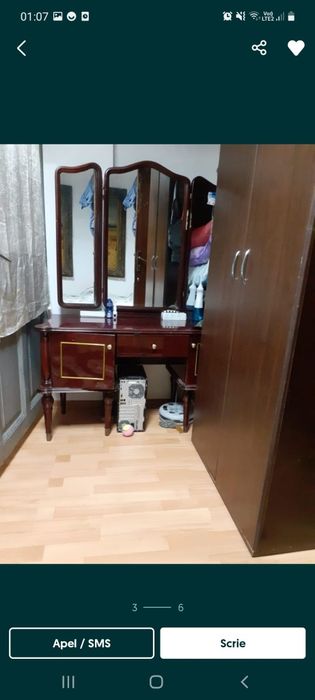 Vând mobilă deosebită, lemn cireș , lăcuită , Volintari