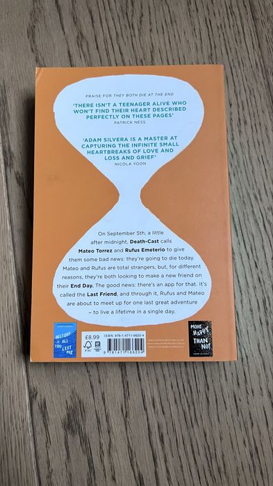 They Both Die at the End – Adam Silvera | YA, carte în engleză (nouă)